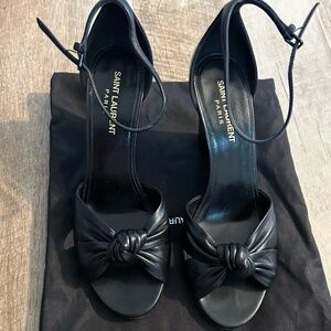 SAINT LAURENT Lila 85 wedge sandal